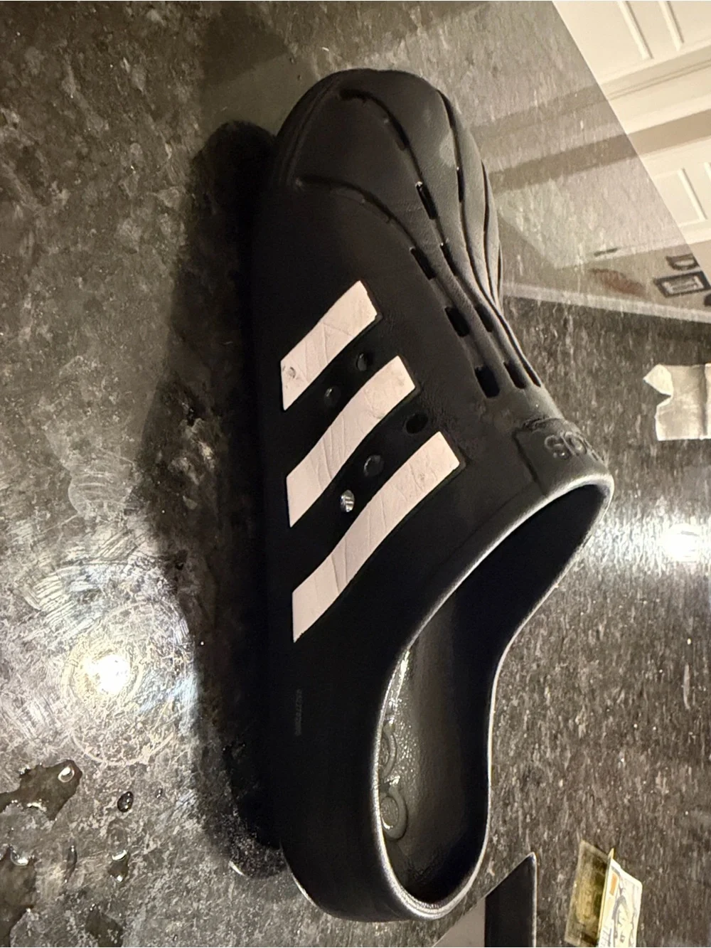 adidas slip clogs